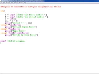 Image result for Python Exception Handling Cheat Sheet
