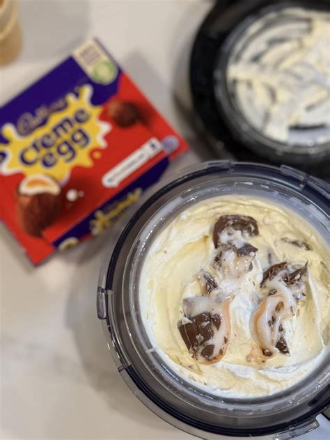 Ninja Creami Creme Egg Ice Cream - Scoop & Sprinkle