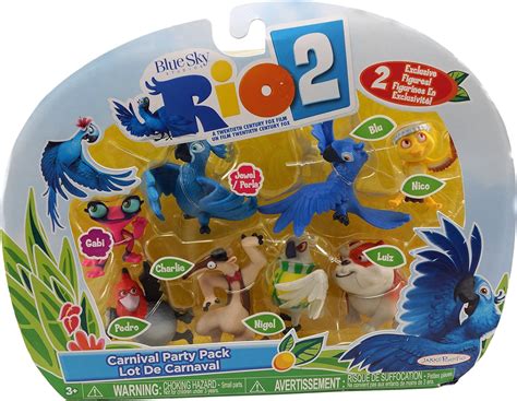 Buy Rio 2 Movie Carnival Party Pack Mini Figures Set 8-pack Online at ...