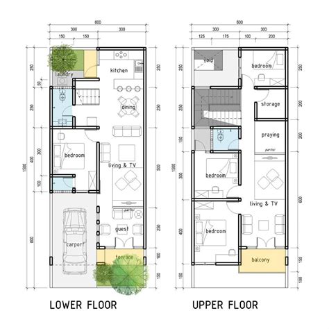 Two Story House Plans with the Floor Plan
