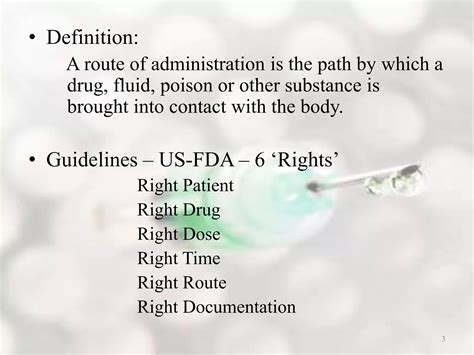 Routes of parenteral administration | PPTX