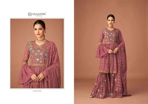 SANGINI BY GULKAYRA DESIGNER 7110 TO 7113 SERIES BEAUTIFUL SHARARA ...