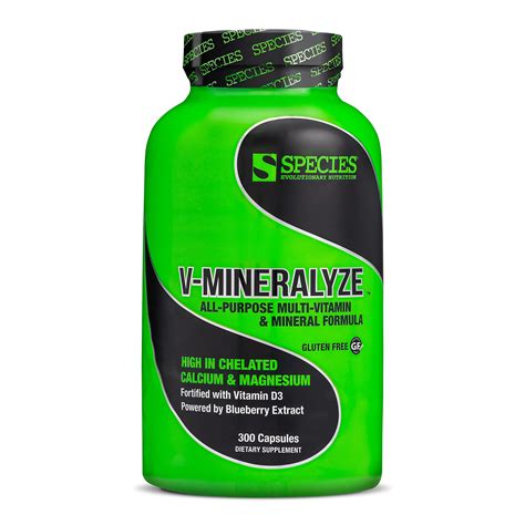 Buy Species tion V-Mineralyze All-Purpose Multi, C and D3, Chelated ...