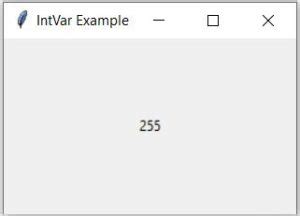 Image result for Python IntVar