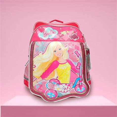 Premium Quality Barbie Princess Bag For School Student (scooty-pink ...