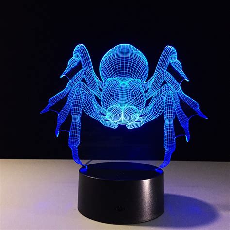 Buy LEDMOMO Visualization Illusion 7 Color Change Touch Button Switch ...