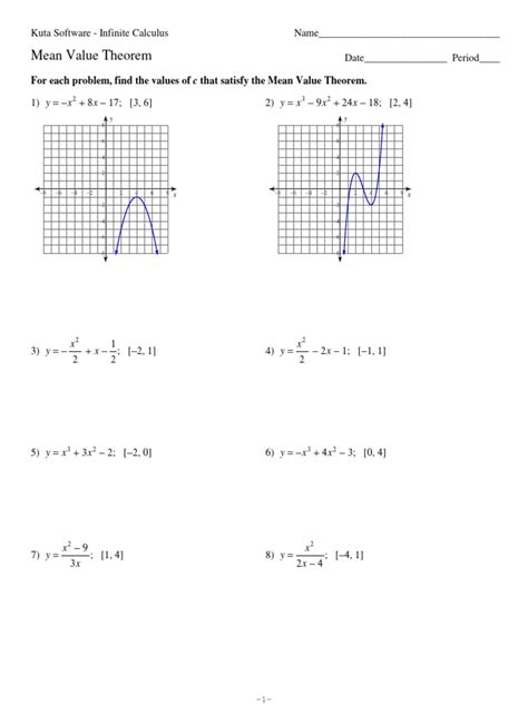 Image result for Mean Value Theorem Examples with Solutions