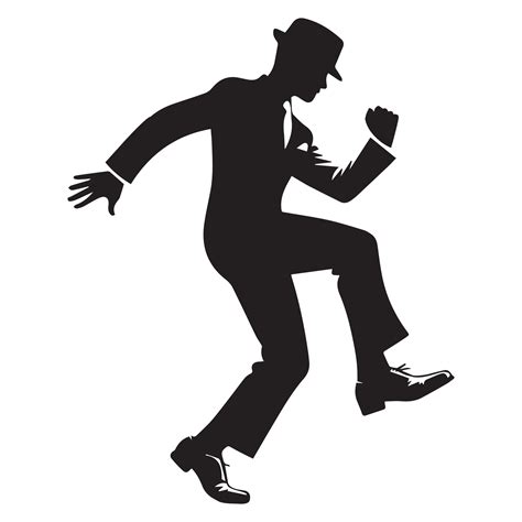 Shuffle Dance Silhouette Illustration 43343876 Vector Art at Vecteezy