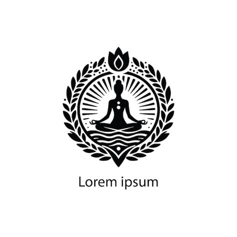 Yoga logo design | Premium Vector