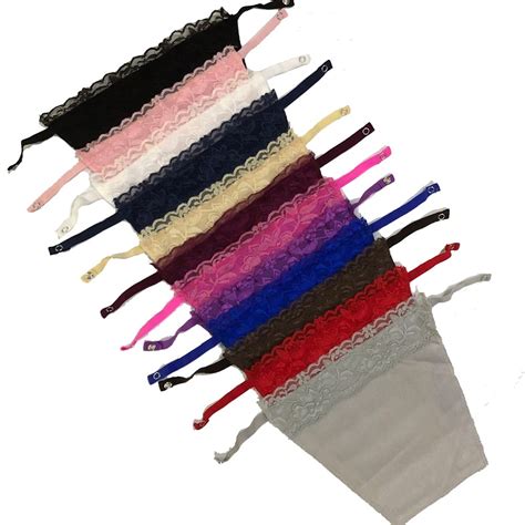 Buy YWTAENOH 3Pcs Lady Lace Clip-on Mock Camisole Bra Insert Overlay ...