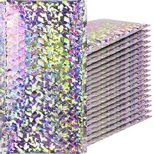 Bubble mailers 5x9 Padded envelopes. Pack of 20 Glamour Holographic ...