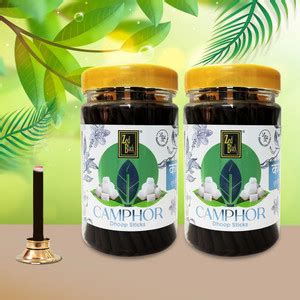 Zed Black Camphor Dhoop Sticks Jar| | Long-Lasting Aroma for Pooja ...