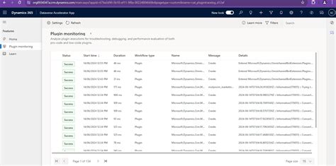 Preview – Plugin Monitoring through Dataverse Accelerator App – D365 ...