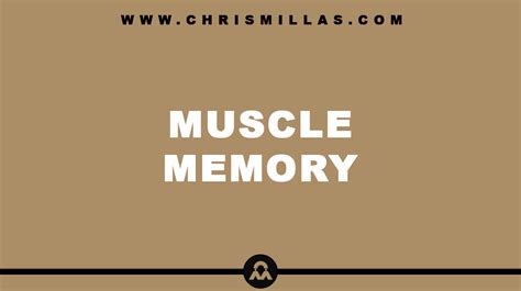 Image result for Muscle Memory Examples