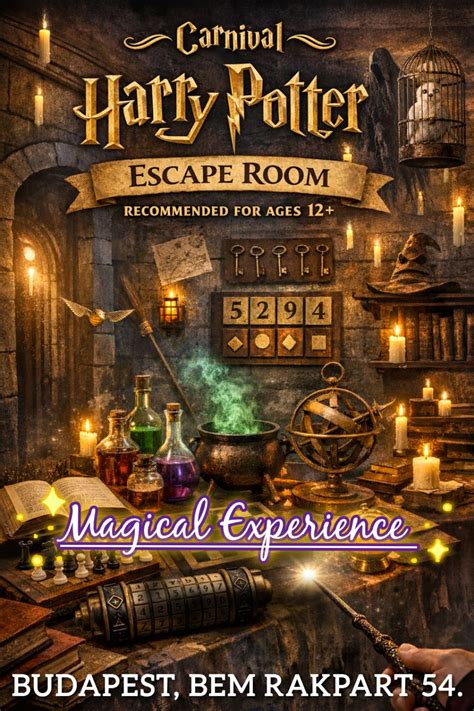 Harry Potter ESCAPE ROOM - Magical Experience in Budapest | Jegy.hu