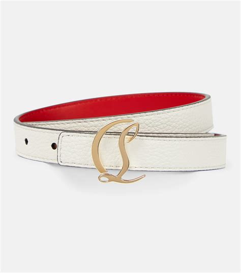 Christian Louboutin - Logo leather belt Christian Louboutin