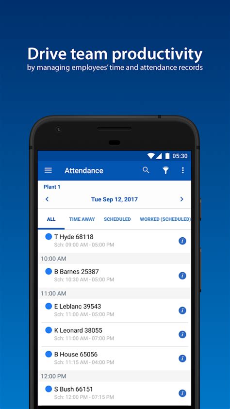 Image result for Dayforce Touch Screen