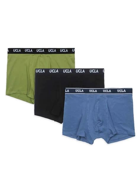 UCLA Mens Stretch Knit 3 Pack Boxer Briefs – THRS
