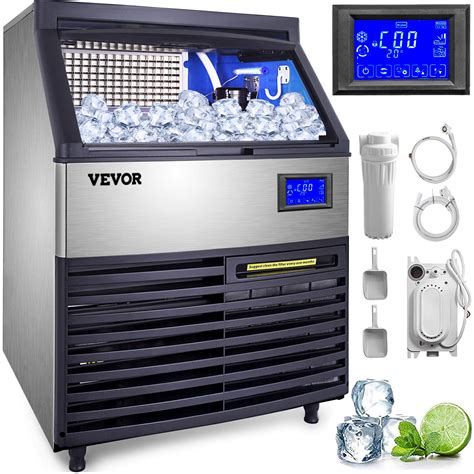 Buy VEVORCommercial Ice Maker Machine, 320LBS/24H ETL Approved Ice ...