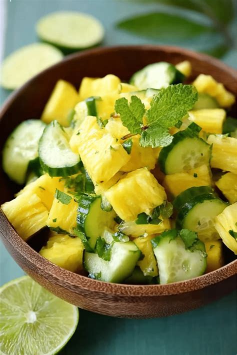 Pineapple Cucumber Salad: A Refreshing, Healthy Delight - Superb Recipe