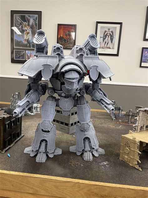 Finally printed my warlord Titan! : r/3dPrintedWarhammer