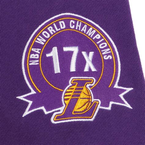 Mitchell & Ness CHAMP CITY HOODY PURPLE LOS ANGELES LAKERS PURPLE 21FW ...