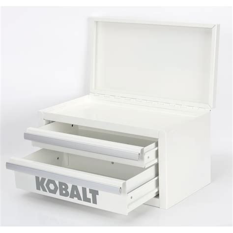 Kobalt Mini 10.83-in W x 5.91-in H x 5.91-in D 2-Drawer White Steel ...