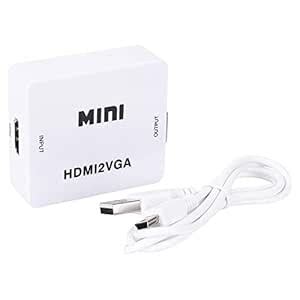 MICROWARE Mini hdmi to vga Cables Adapter Converter Cable Connector ...