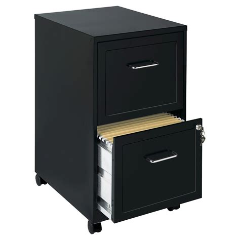 Hirsh Industries Space Solutions File Cabinet on Wheels 2 Drawer ...