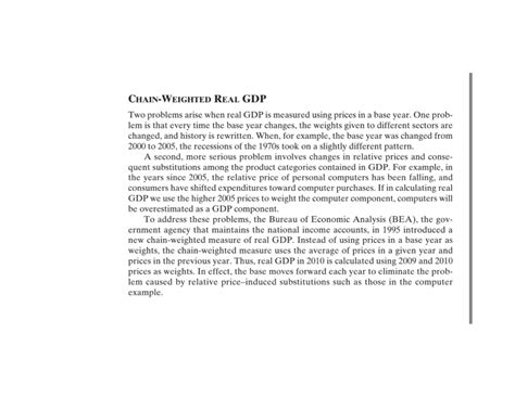 Chain- Weighted REAL GDP - MACRO ECONOMICS - Studocu