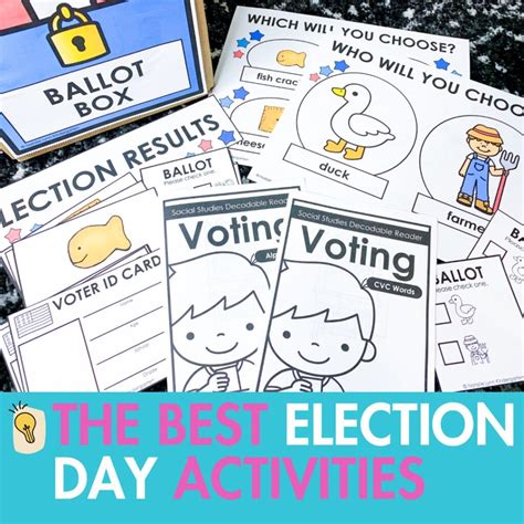 Election Activities for Kindergarten 的图像结果