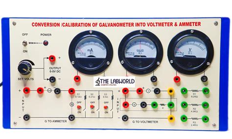 Labworld Conversion of Galvanometer into voltmeter and ammeter ...