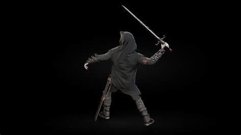 3D model Death with a sword VR / AR / low-poly | CGTrader
