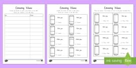 Estimating Weight Worksheet / Worksheet (teacher made)