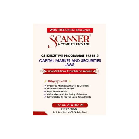 Shuchita Solved Scanner CS Executive Paper 5 Capital Market and ...