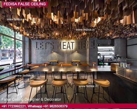 Cafe Ceiling Design Round Pop Design Roof Pop Ceiling Design