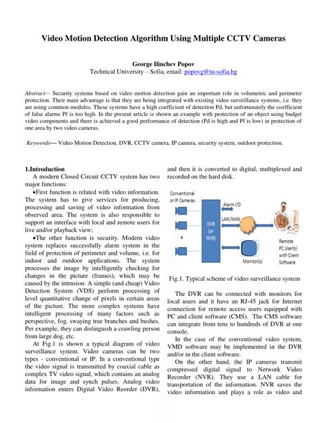 Image result for Motion Detection Algorithm