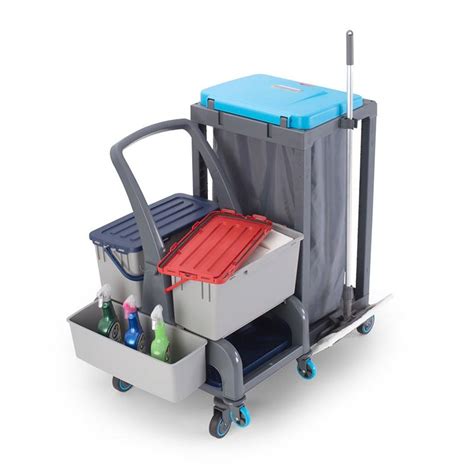 Fantom Procart 73002 Cleaning Trolley with Accessory Set, Garbage ...