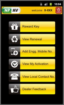 New Feature added in APK for NP activation
