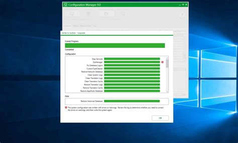 Configuration Manager CM Tool V.9 fails at 'ZipManager' step in 'Write ...