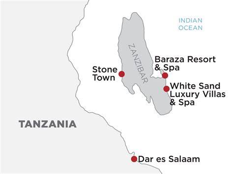 Detailed Map Of Zanzibar Island
