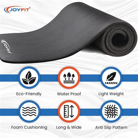 Yoga Mat-8mm thick, Premium material Mat to perform Fitness Exercise ...