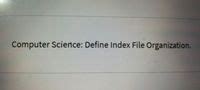 Image result for Index Computer Science Definition