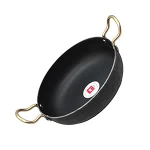 LAZYwindow Iron Kadhai (20 CM) : Amazon.in: Home & Kitchen