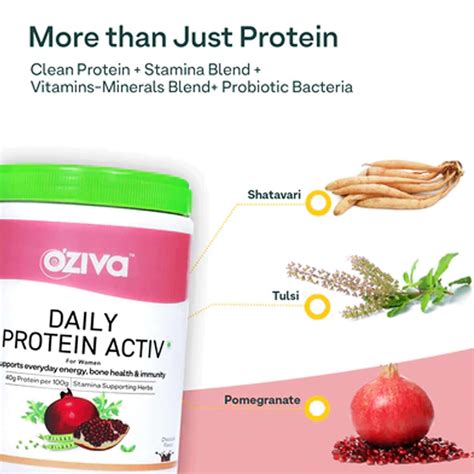 Buy OZIVA DAILY PROTEIN ACTIV FOR WOMEN CHOCOLATE 300G| BETTER ENERGY ...