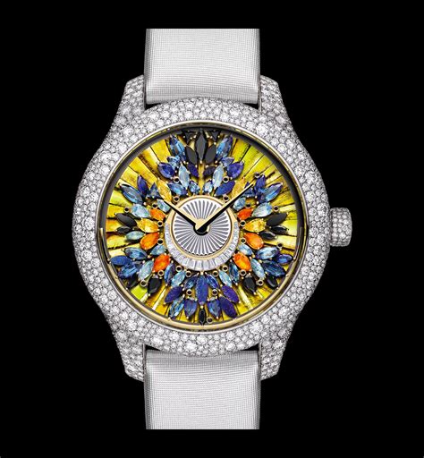 Dior Grand Bal Pièce Unique Parure Tropicale N°13 Ø 36 mm, white gold ...