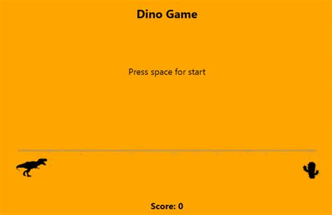 Image result for JavaScript Dino Game Tutorial