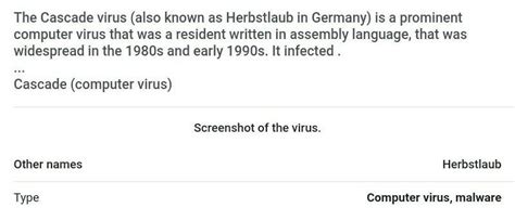 Cascade, Sunday and Invader are examples of __________________ virus ...