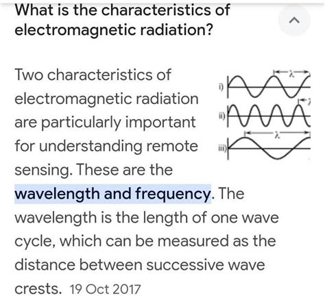 write the characteristics of electromagnetic radiation - Brainly.in