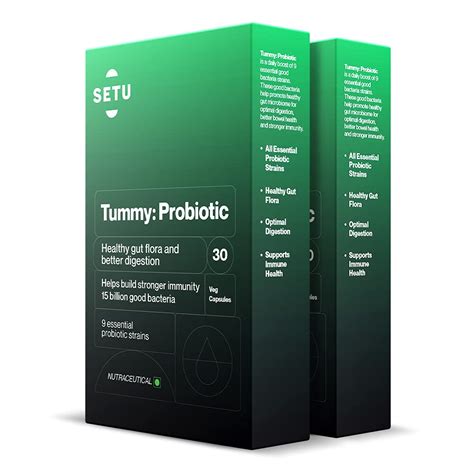 Setu Tummy Probiotic, 9 strains with 15 Billion CFUs of Naturally ...